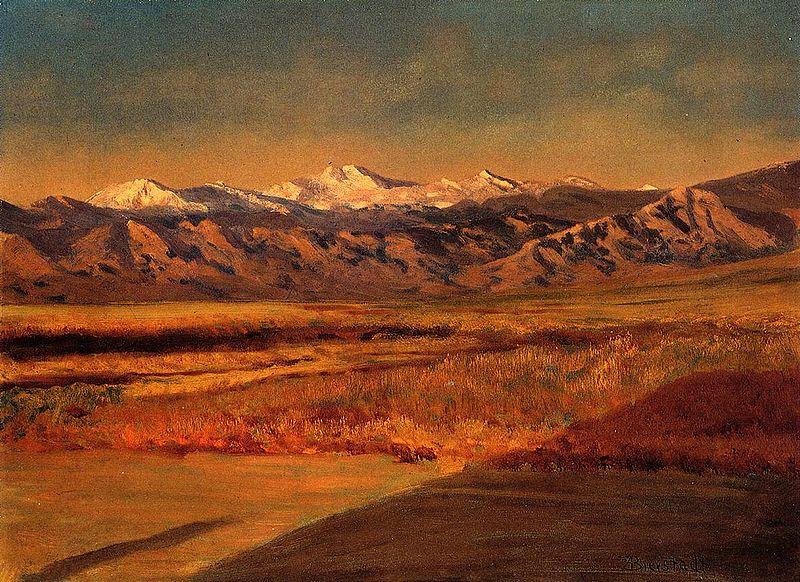 Albert Bierstadt The Grand Tetons China oil painting art